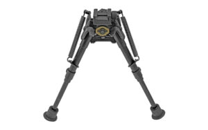 Harris S-BR2P Picatinny bipod 6-9 inch self-leveling black steel and aluminum