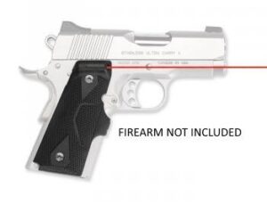 Crimson Trace LG-404 Lasergrip for 1911 Compact, red laser, black polymer