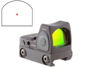 Trijicon RMR Type 2 3.25 MOA red dot sight with RM33 Picatinny mount, black