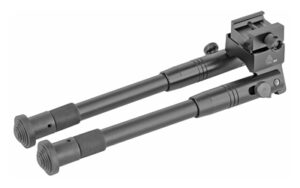 UTG TL-BP69S bipod, adjustable 8.7-10.6 in, Picatinny/Weaver mount, rubber feet