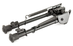 UTG Tactical Op Bipod black adjustable 8.3-12.7 inch aluminum steel Picatinny swivel-stud