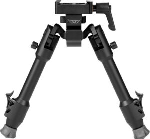 Warne Skyline Precision Bipod 7902M Arca Rail Interface 6.9-9.1 in Black