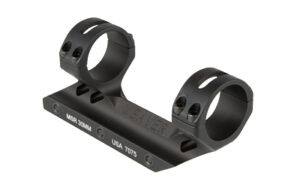 Weaver Premium 30mm Fixed MSR Optics Mount Matte Black Picatinny