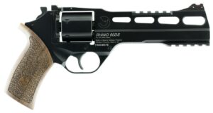 Chiappa Rhino 60DS 9mm 6-inch revolver with walnut grips and matte black finish