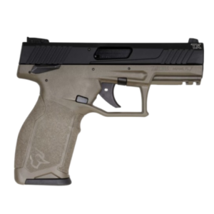 Taurus 2TX .22 LR pistol OD Green polymer frame black slide threaded barrel