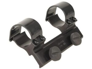 Weaver 49350 detachable side mount rings and bracket 1 inch high black gloss