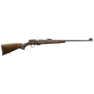 CZ-USA CZ 457 Lux bolt-action rifle with Turkish walnut stock and adjustable iron sights