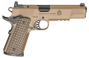 Springfield Armory 1911 TRP AOS 9mm 5" Coyote with light rail and VZ G10 grips