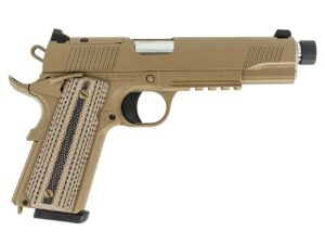 Tisas 1911 Duty B45RDG TH .45 ACP FDE Cerakote threaded pistol