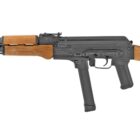 Century Arms WASR-M RI3765-N 9mm rifle wood stock with 33rd Glock-style magazine