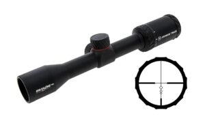 Crimson Trace Brushline Pro 2-7X32 BDC matte riflescope angled view