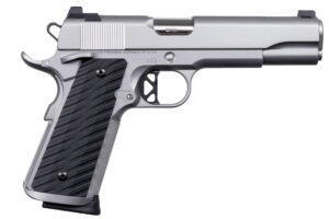 CZ Dan Wesson Valor 1911 .45 ACP 5-inch stainless pistol with black G10 grips