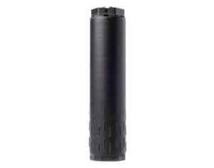 HUXWRX FLOW Range 36 Ti suppressor, Cerakote black, 6.67 in length, 1.60 in diameter