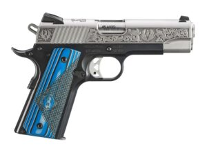 Ruger SR1911 Newport NH Edition .45 ACP 4.25 in stainless slide blue black G10 grips