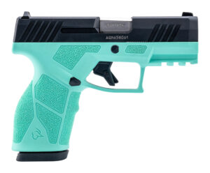 Taurus GX2 9mm cyan frame black slide 3.38 inch barrel two 13-round magazines