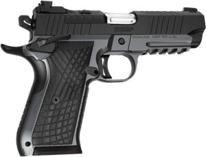 Kimber KDS9C 9mm gray/black pistol, G-10 grips, 4.09 in barrel