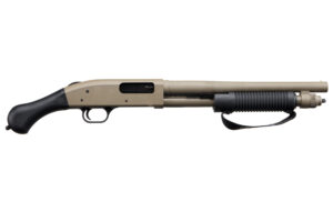 Mossberg 590 Shockwave 12 Gauge Flat Dark Earth with Raptor grip and corncob forend