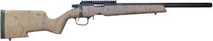 Christensen Arms Ranger 22 .22 LR rifle tan/black carbon fiber stock 18 inch barrel