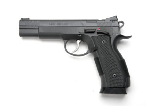 CZ Custom Shop A01-SD 9mm optic-ready pistol with G10 grips and black finish