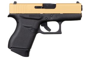 Apollo Custom GLK 43 9MM 6-round handgun with gold slide