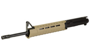 Aero Precision AR-15 16 inch Complete Upper 5.56 NATO in Flat Dark Earth with Magpul MOE handguard and front sight.