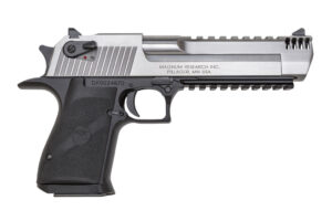 Magnum Research Desert Eagle Mark XIX DE50ASIMB .50 AE 6-inch pistol with stainless slide and black aluminum frame