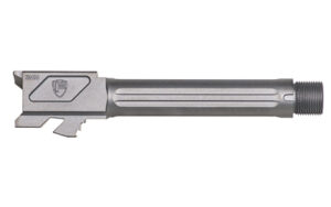 Fortis 4.5-inch gray threaded match barrel for Glock 19 (9mm)