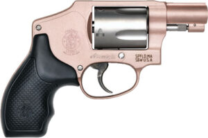 Smith & Wesson 642 .38 Special 1.88 inch 5-shot revolver with rose gold frame