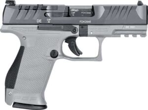 Walther PDP Compact 9mm 4-inch two-tone gray and black pistol, optic-ready