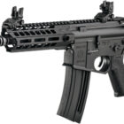 Walther Hammerli Tac R1 C .22 LR 9 inch threaded barrel pistol in black with flip-up sights