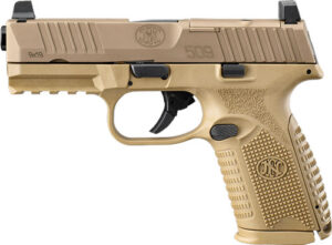 FN 509M MRD midsize 9mm pistol Flat Dark Earth 4-inch barrel optics-ready