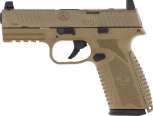 FN 510 MRD 10mm FDE 4.1-inch pistol left-side view