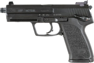 HK USP9 Tactical 9mm 4.86in threaded barrel black polymer frame