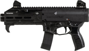CZ-USA Scorpion 3+ 9mm pistol in black with 7.8-inch threaded barrel