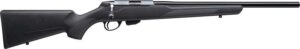 Tikka T1x MTR 20-inch .22 LR bolt-action rifle with black synthetic stock, right hand