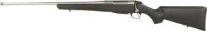 Tikka T3x Lite left-hand .300 Winchester Magnum stainless threaded bolt-action rifle with black synthetic stock