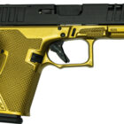 Great Lakes GL19GGLD 9mm 4-inch pistol Galaxy Gold frame black slide RMR cut