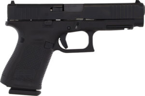 Glock G49 MOS Gen5 9mm pistol, black finish, optics-ready