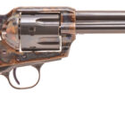 Standard Manufacturing SAA .45 Long Colt 4.75 in single-action revolver with case colored frame and walnut 1-piece walnut gri