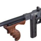 Auto-Ordnance Thompson 1927A-1 Trump Save America .45 ACP 16.5 inch carbine with engraved walnut furniture