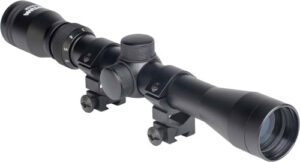 Hatsan Optima 3-9x32 airgun scope with mounting rings and lens caps
