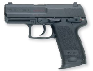 H&K USP9 Compact V1 9mm 3.58 inch barrel black polymer frame two 10-round magazines