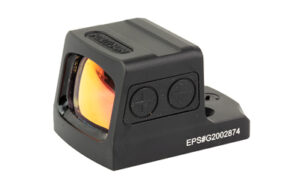 Holosun EPS-GR-2 enclosed pistol sight, black matte, 0.63 x 0.91 in window, CR1620 side tray