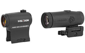 Holosun HS403C red dot with HM3X 3X magnifier black combo