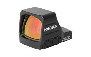 Holosun HS507COMP red dot reflex sight with large 1.1 x 0.87 inch objective window