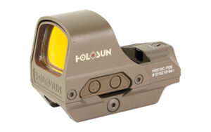 Holosun HS510C Flat Dark Earth open reflex 1x sight with 2 MOA dot