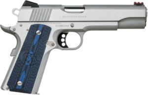 Colt 1911 Competition O1070CCS 5 inch stainless .45 ACP with blue G10 grips