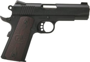 COLT Lightweight Commander .45 ACP 4.25 in pistol blued finish G10 Black Cherry grips Novak sights