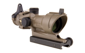 Trijicon ACOG 4x32 Amber XHR .223 rifle scope in Flat Dark Earth with TA51 mount