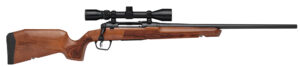Savage Axis 2 XP Hardwood .243 Win 22in rifle with mounted 3-9x40 scope